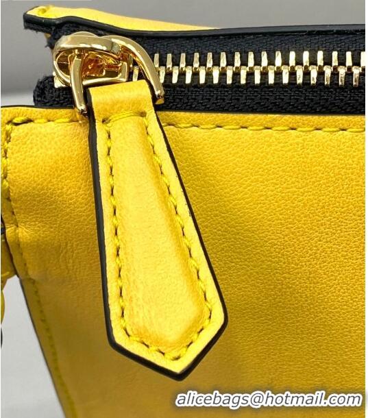 Top Quality Fendi Flat Pouch FD0401 Yellow 2021