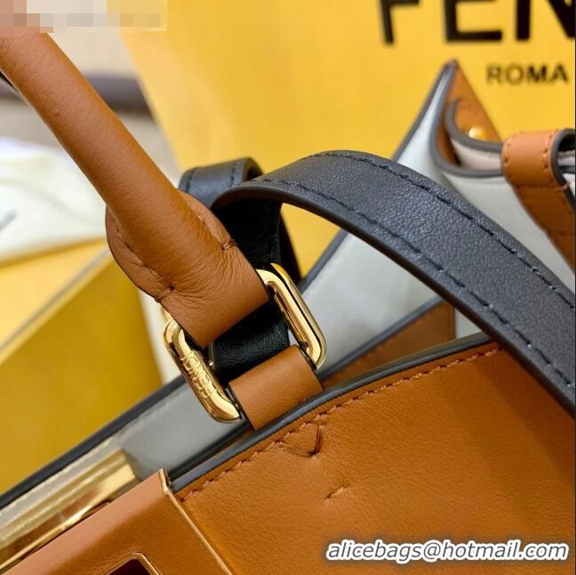 Buy Discount Fendi Large Peekaboo X-Tote Bag FD1903 Brown 2021