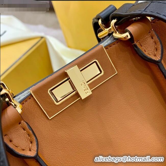 Buy Discount Fendi Large Peekaboo X-Tote Bag FD1903 Brown 2021