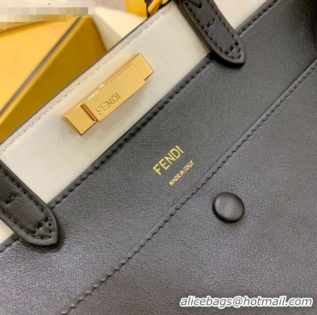 Unique Grade Fendi Large Peekaboo X-Tote Bag FD1903 Black 2021