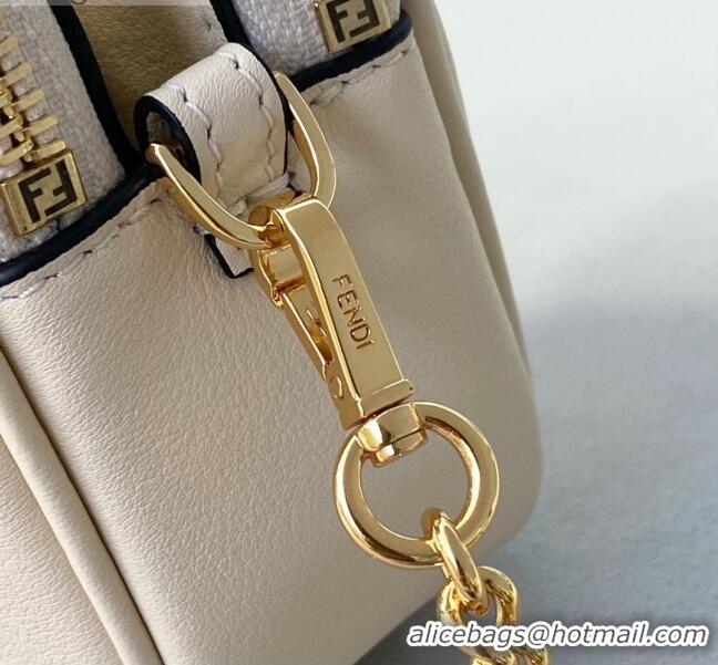 Best Price Fendi Easy 2 Baguette Chain Mini Bag FD2001 White 2021