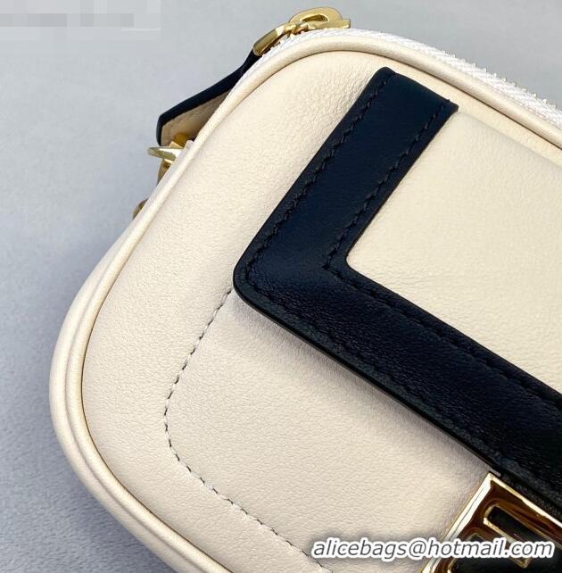 Best Price Fendi Easy 2 Baguette Chain Mini Bag FD2001 White 2021