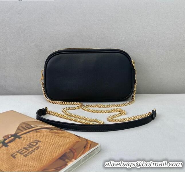 Well Crafted Fendi Easy 2 Baguette Chain Mini Bag FD2001 Black 2021