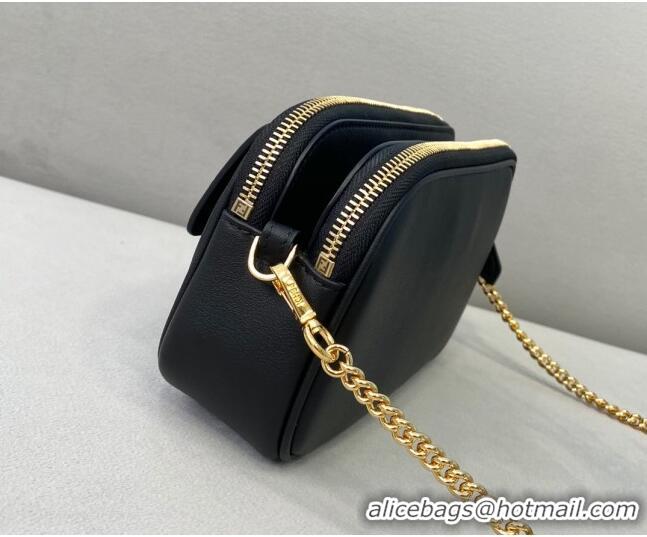 Well Crafted Fendi Easy 2 Baguette Chain Mini Bag FD2001 Black 2021