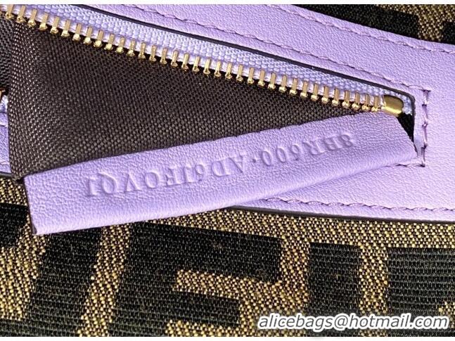 Promotional Fendi Raffia Baguette Medium Bag FD2010 Purple 2021