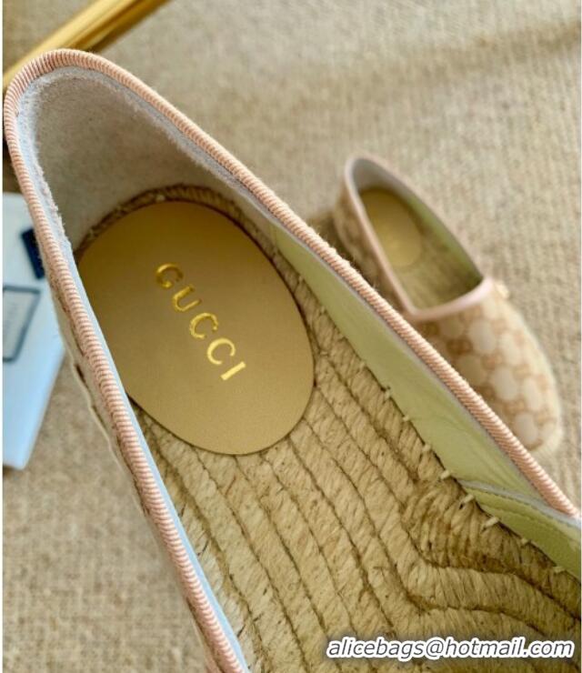 Best Product Gucci GG Canvas Espadrilles 331128 Beige 2021