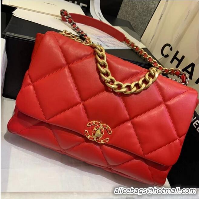 Good Quality Design Chanel 19 Flap Bag AS1162 Red