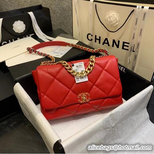 Good Quality Design Chanel 19 Flap Bag AS1162 Red