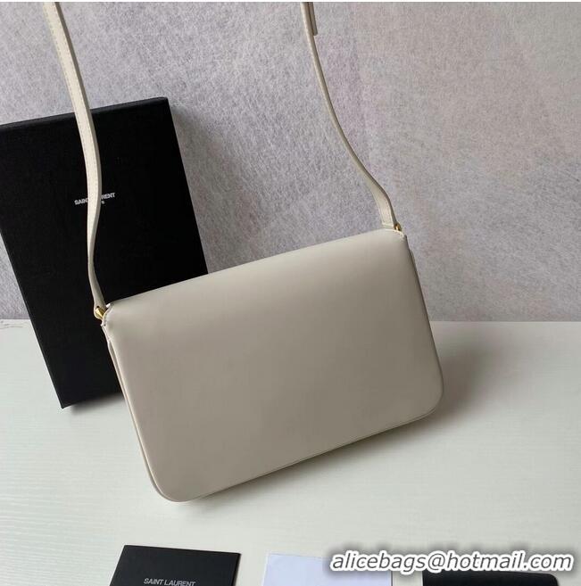 Top Quality YSL LE MAILLON SATCHEL IN SMOOTH LEATHER 6497952 White