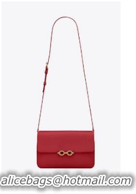 Cheapest YSL LE MAILLON SATCHEL IN SMOOTH LEATHER 6497952 Red