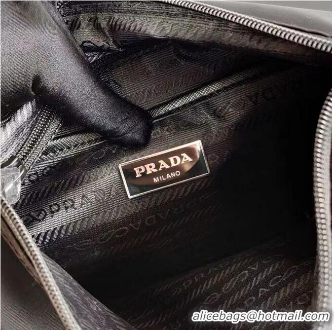 Promotional Prada Re-Nylon and Saffiano leather shoulder bag VA0715 Black