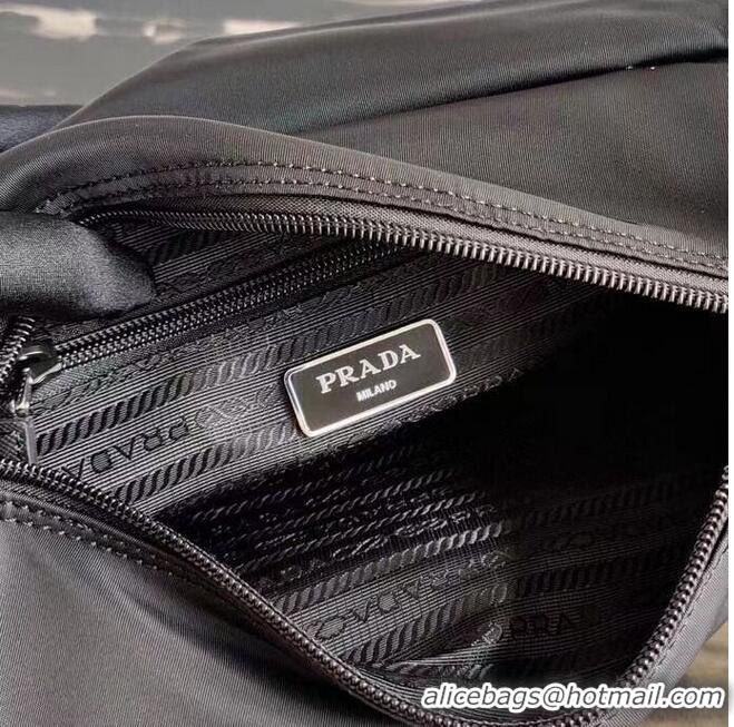 Pretty Style Prada Re-Nylon and Saffiano leather shoulder bag BD8993 Black