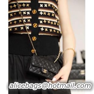 Famous Brand Chanel Mini Original Leather Bag 1116 Black