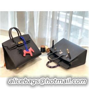 New Style Hermes Birkin 25CM Epsom Bag Original Leather H25E Black