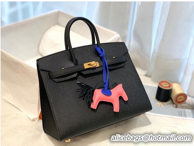 New Style Hermes Birkin 25CM Epsom Bag Original Leather H25E Black