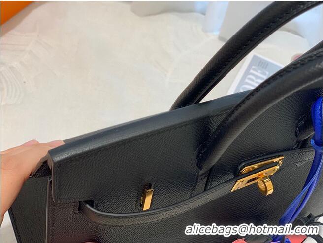 New Style Hermes Birkin 25CM Epsom Bag Original Leather H25E Black