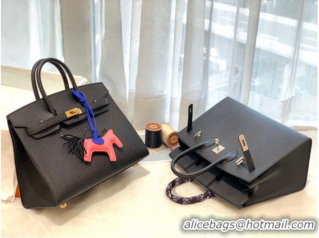 New Style Hermes Birkin 25CM Epsom Bag Original Leather H25E Black