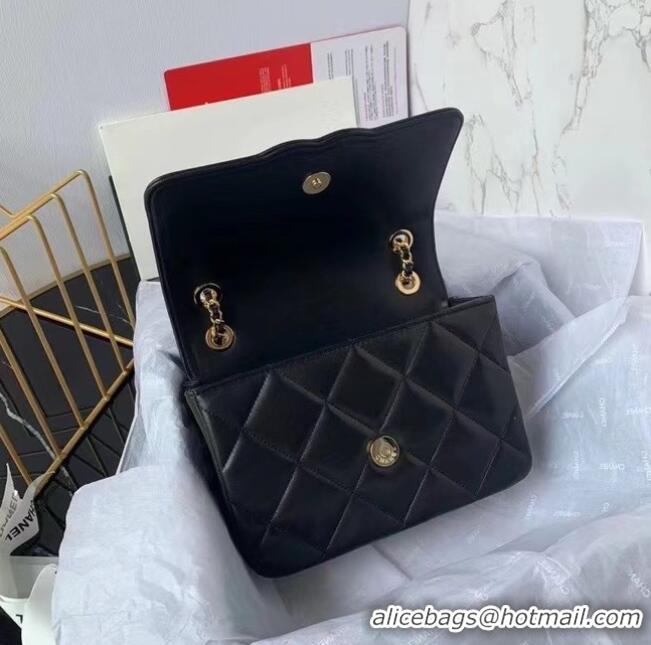 Buy Discount Chanel flap bag AS8830 black