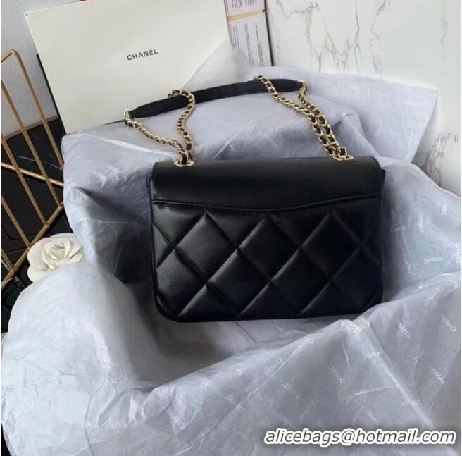 Buy Discount Chanel flap bag AS8830 black