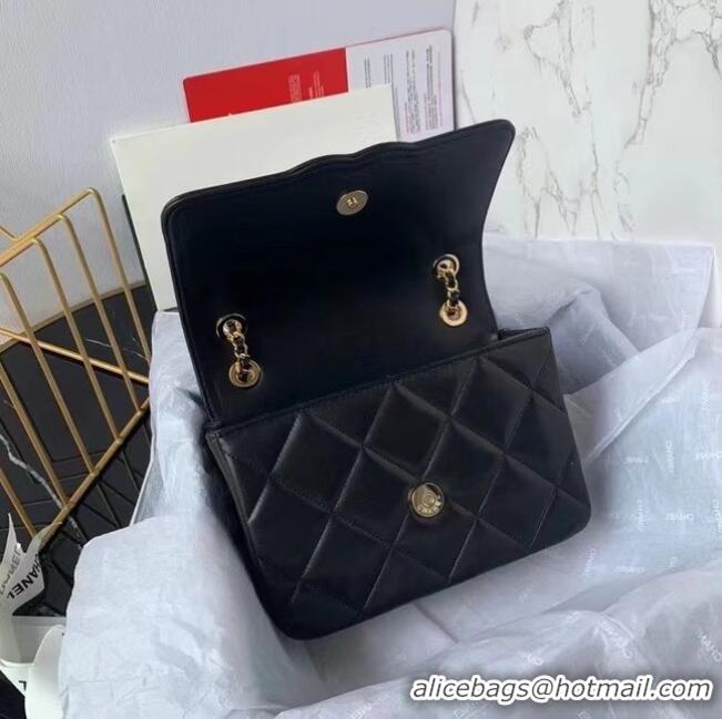 Buy Discount Chanel flap bag AS8830 black