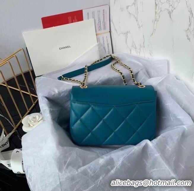 Original Cheap Chanel flap bag AS8830 blue