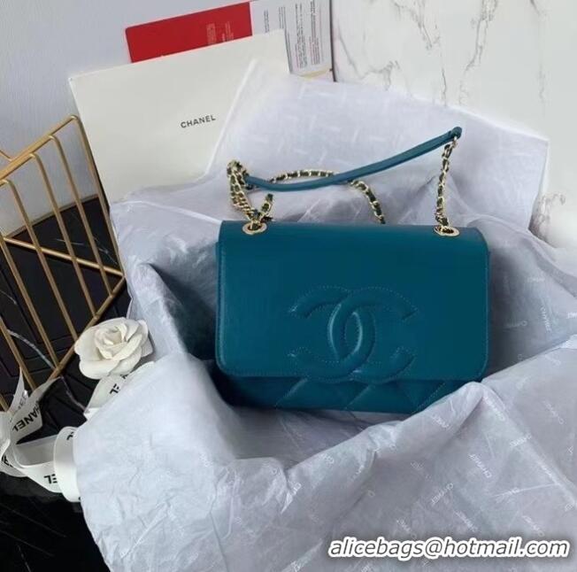 Original Cheap Chanel flap bag AS8830 blue