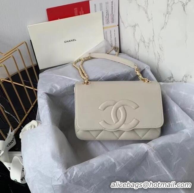 New Release Creation Chanel flap bag AS8830 cream