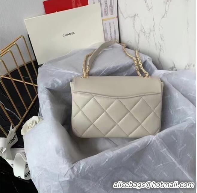 New Release Creation Chanel flap bag AS8830 cream