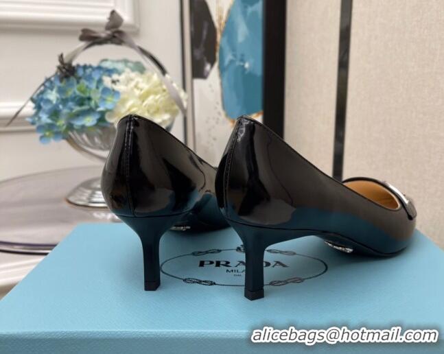 Grade Design Prada Shiny Calfskin Pumps 5.5cm 040707 Black 2021