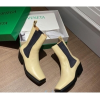 Best Quality Bottega Veneta BV Lean Heel 55mm Short Boots 091005 Yellow 