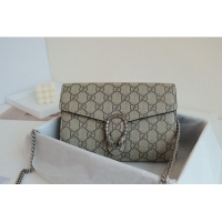 Good Taste Gucci Dionysus GG Supreme Shoulder Bag 401231 Apricot