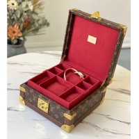 Inexpensive Louis vuitton Monogram Canvas Jewelry box M36999 Red