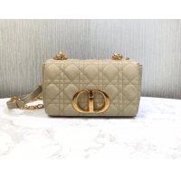 Promotional Dior SMALL DIOR CARO BAG Soft Cannage Calfskin M9241 Beige