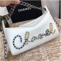 Top Grade Chanel Original Leather Chain Shoulder Bag 1178 White