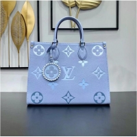 Best Quality Louis Vuitton Monogram Empreinte ONTHEGO MM M45718 Summer Blue