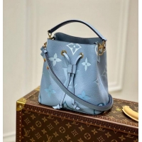 New Design Louis Vuitton Original Leather NEONOE BB M45709 Summer Blue