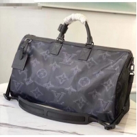 Shop Cheap Louis Vuitton 2054 Reversible Keepall Bandoulière 50 M45602 Black/Green 2021