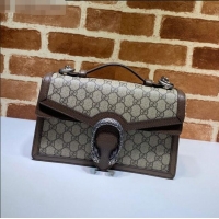 Classic Gucci Dionysus GG Top Handle Bag 621512 Beige/Brown 2021