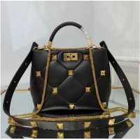 Most Popular Valentino medium Garavani Roman Stud V1195 black