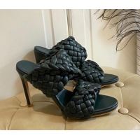 Custom Bottega Veneta The Curve Heel Sandals 11cm 030901 Green