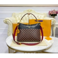 Famous Brand Louis Vuitton Damier Ebene Canvas MAIDA N40369 black