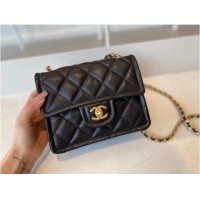 Luxury Cheap Chanel cross-body bag AS2356 black