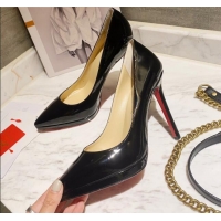 Low Price Christian Louboutin Pointed-toe Platform Pumps 11.5cm 030852 Black