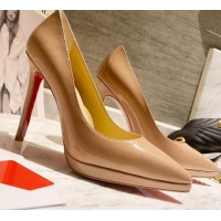 Discount Christian Louboutin Pointed-toe Platform Pumps 11.5cm 030852 Nude