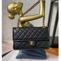 Spot Bulk Chanel flap bag Grained Calfskin AS2358 Black