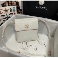 Trendy Design Chanel small hobo bag AS2503 White