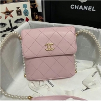 Buy Inexpensive Chanel small hobo bag AS2503 light pink