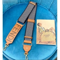 Top Quality Fendi Strap You Check Ribbon Shoulder Strap F1506 Black 2020