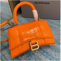 Good Product Balenciaga Hourglass XS Top Handle Bag 28331S orange