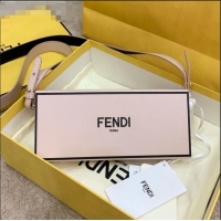 Shop Fashion Fendi Wood and Leather Horizontal Box Mini Bag FD1958 Pink 2021